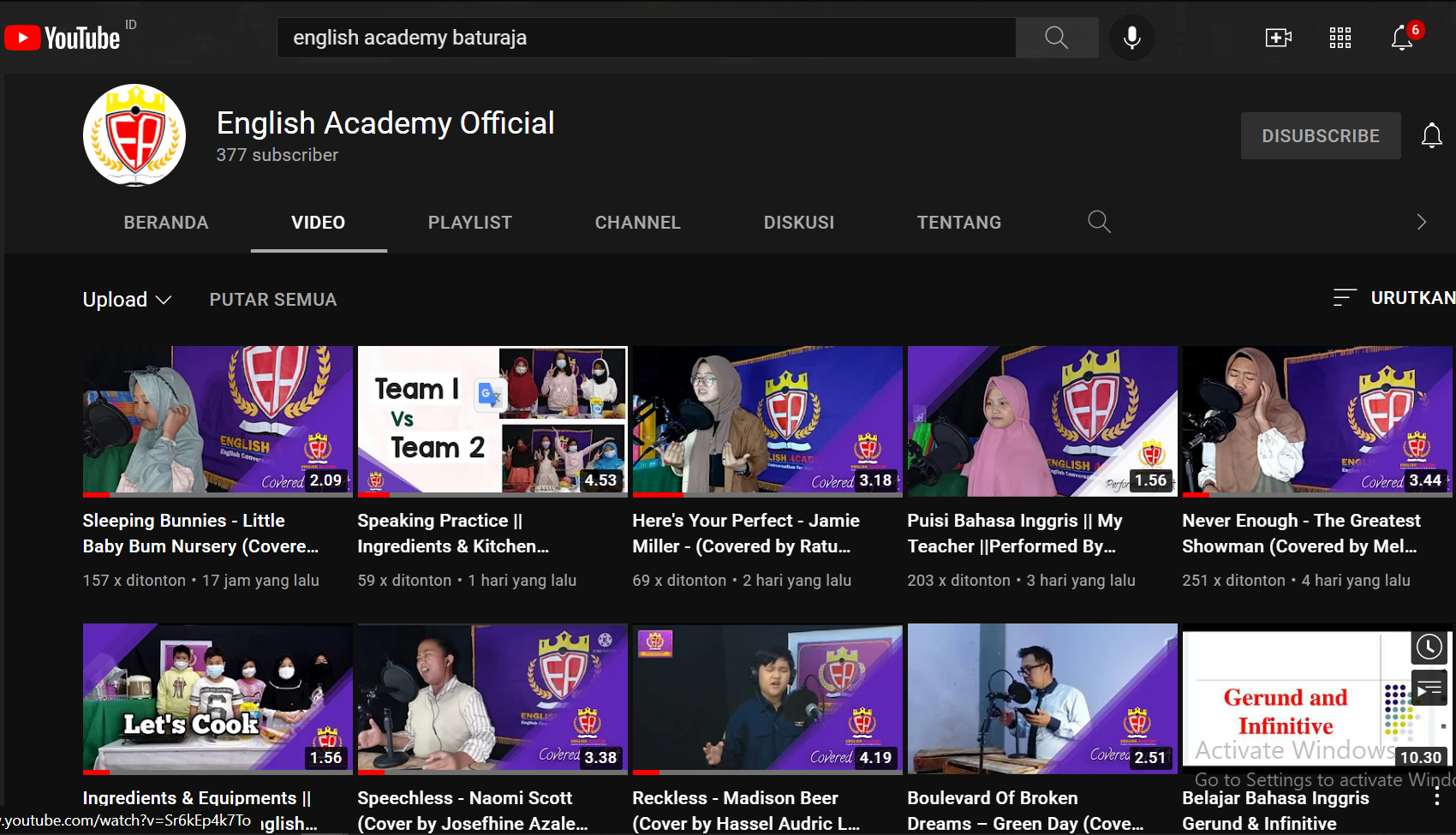 English Academy Youtube Program